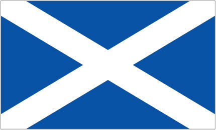 The Flag of Scotland, The Saltire or St Andrew's Cross