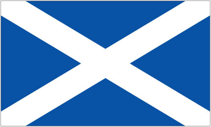 The Flag of Scotland, The Saltire or St Andrew's Cross