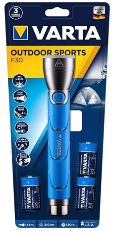 Varta F30 LED Outdoor Sports Torch 