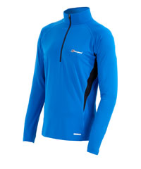 Berghaus Technical Long Sleeve Zip Neck for Men Base Layer