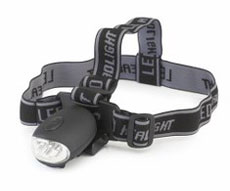 Gelert 3 LED Wind-up Clockwork Head Torch 