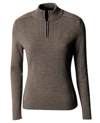 Kathmandu Rabrossa  half zip pure wool knitted for Women Base Layer