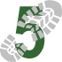 Walking Boot Print Icon