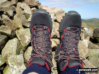 My new boots on Great Hetha near Hethpool.