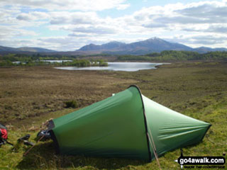 Dry/windy wild camping location (nice though eh?)