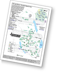 The North Western Fells Peak Bagging Map