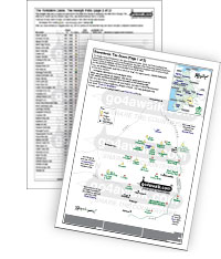 Example Downloadable Peak Baggers Map detailing all the Mountains, Hewitts, Nuttalls, Deweys, Marilyns, Bridgets, Hills, Peaks and Tops in The Arans area of Snowdonia