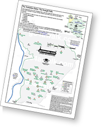 <em>Downloadable Peak Baggers Map you can Print or Save to your Phone detailing the The Howgill Fells area of The Yorkshire Dales</em>