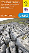 Walks on Ordnance Survey Explorer Map OL2 Yorkshire Dales - Southern & Western areas