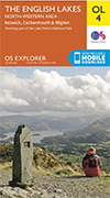 Walks on Ordnance Survey Explorer Map OL4 The English Lakes - North Western area