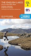 Walks on Ordnance Survey Explorer Map OL6 The English Lakes - South Western area