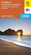 Walks on Ordnance Survey Explorer Map OL15 Purbeck and South Dorset