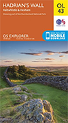 Walks on Ordnance Survey Explorer Map OL43 Hadrian’s Wall