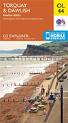 Walks on Ordnance Survey Explorer Map OL44 Torquay, Dawlish, Newton Abbot