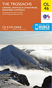 Walks on Ordnance Survey Explorer Map OL46 The Trossachs - Callander, Aberfoyle &  Balquhidder & Strathyre