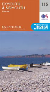 Walks on Ordnance Survey Explorer Map 115 Exmouth & Sidmouth