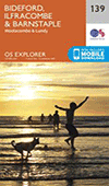 Walks on Ordnance Survey Explorer Map 139 Bideford, Ilfracombe & Barnstaple