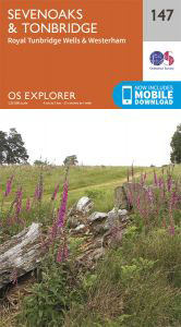 Walks on Ordnance Survey Explorer Map 147 Sevenoaks & Tonbridge