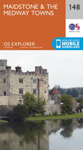 Walks on Ordnance Survey Explorer Map 148 Maidstone & the Medway Towns