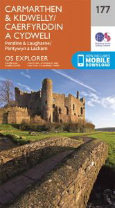 Walks on Ordnance Survey Explorer Map 177 Carmarthen & Kidwelly / Caerfyrddin a Chydweli