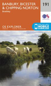 Walks on Ordnance Survey Explorer Map 191 Banbury, Bicester & Chipping Norton