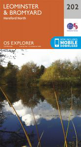 Walks on Ordnance Survey Explorer Map 202 Leominster & Bromyard