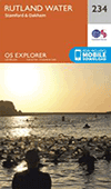 Walks on Ordnance Survey Explorer Map 234 Rutland Water