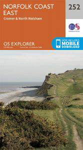 Walks on Ordnance Survey Explorer Map 252 Norfolk Coast East