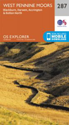 Walks on Ordnance Survey Explorer Map 287 West Pennine Moors, Blackburn, Darwen & Accrington