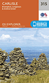 Walks on Ordnance Survey Explorer Map 315 Carlisle, Brampton, Longtown & Gretna Green