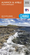 Walks on Ordnance Survey Explorer Map 332 Alnwick & Amble Craster & Whittingham