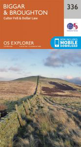 Walks on Ordnance Survey Explorer Map 336 Biggar & Broughton