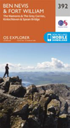 Walks on Ordnance Survey Explorer Map 392 Ben Nevis