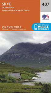 Walks on Ordnance Survey Explorer Map 407 Skye - Dunvegan