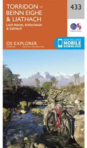 Walks on Ordnance Survey Explorer Map 433 Torridon - Beinn Eighe & Liathach