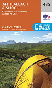 Walks on Ordnance Survey Explorer Map 435 An Teallach & Slioch