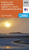 Walks on Ordnance Survey Explorer Map 454 North Uist & Berneray / Uibhist a Tuath agus Bearnaraigh