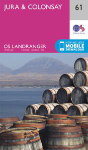 Walks on Ordnance Survey Landranger Map 61 Jura & Colonsay