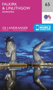 Walks on Ordnance Survey Landranger Map 65 Falkirk & Linlithgow, Dunfermline