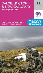 Walks on Ordnance Survey Landranger Map 77 Dalmellington & New Galloway, Galloway Forest Park