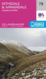 Walks on Ordnance Survey Landranger Map 78 Nithsdale & Annandale, Sanquhar & Moffat