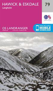 Walks on Ordnance Survey Landranger Map 79 Hawick & Eskdale, Langholm