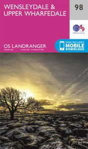 Walks on Ordnance Survey Landranger Map 98 Wensleydale & Upper Wharfedale