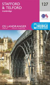 Walks on Ordnance Survey Landranger Map 127 Stafford & Telford, Ironbridge