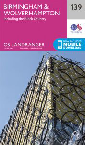 Walks on Ordnance Survey Landranger Map 139 Birmingham & Wolverhampton