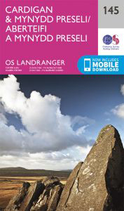 Walks on Ordnance Survey Landranger Map 145 Cardigan & Mynydd Preseli