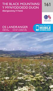 Walks on Ordnance Survey Landranger Map 161 Abergavenny & The Black Mountains