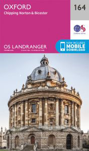 Walks on Ordnance Survey Landranger Map 164 Oxford, Chipping Norton & Bicester