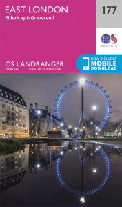 Walks on Ordnance Survey Landranger Map 177 East London, Billericay & Gravesend