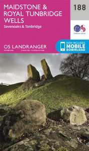 Walks on Ordnance Survey Landranger Map 188 Maidstone & The Weald